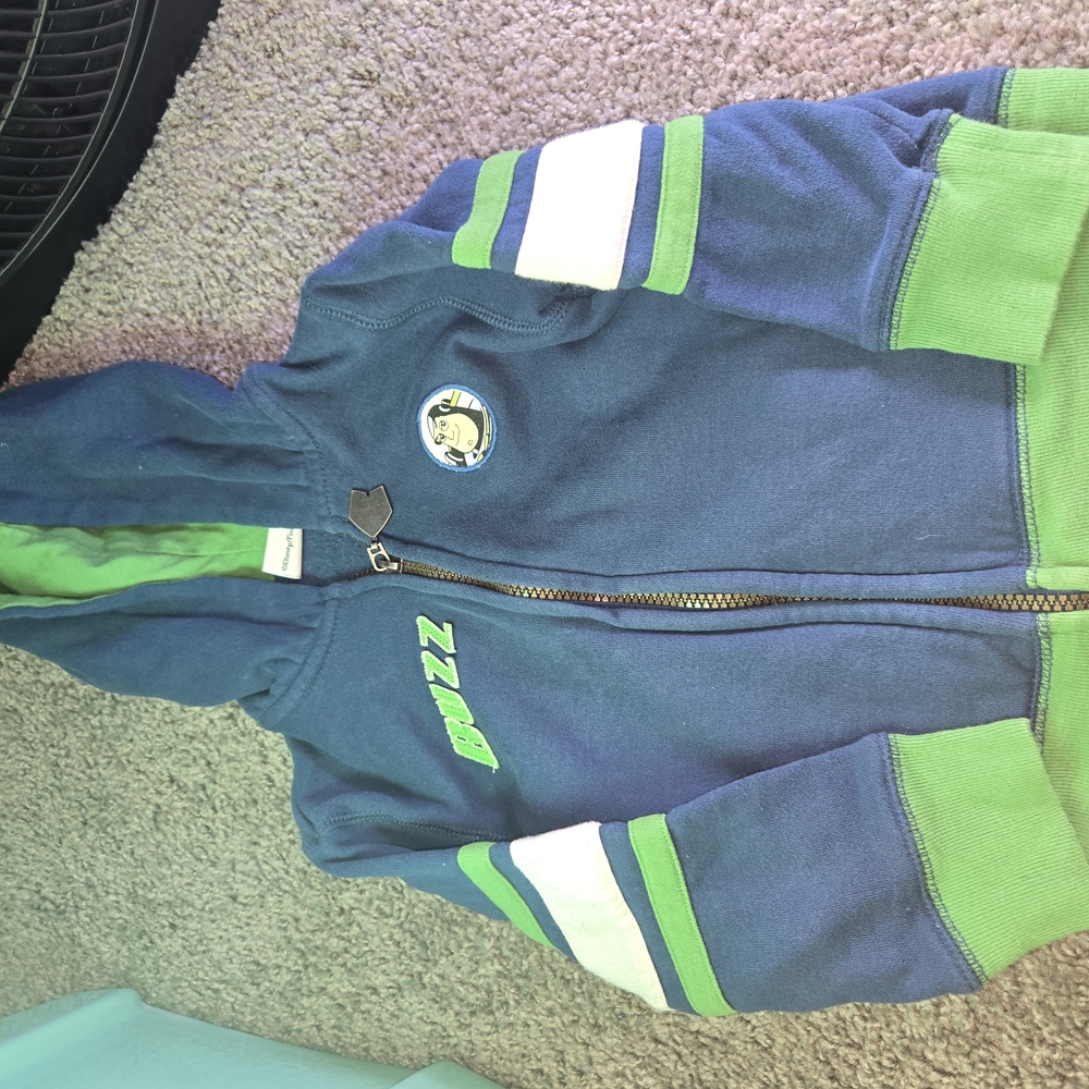 Disney Sporty Blue and Green Zip-Up Jacket